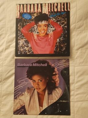 Barbara Mitchell 2 Vintage Vinyl LPs -- DJ COPY NEVER PLAYED! SECRET STASH